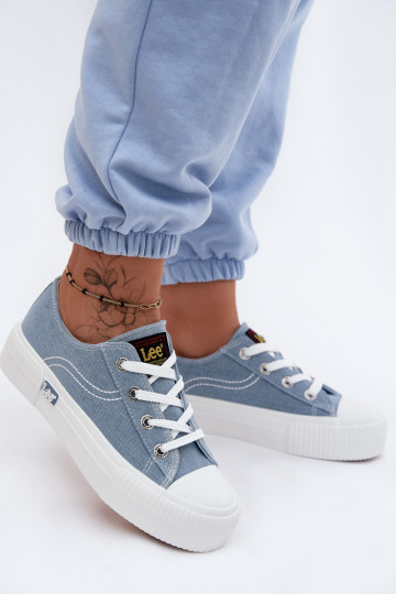 Casual shoes with platform LEE ISLA C INOMEN LOIN 50261002.21H in denim 2