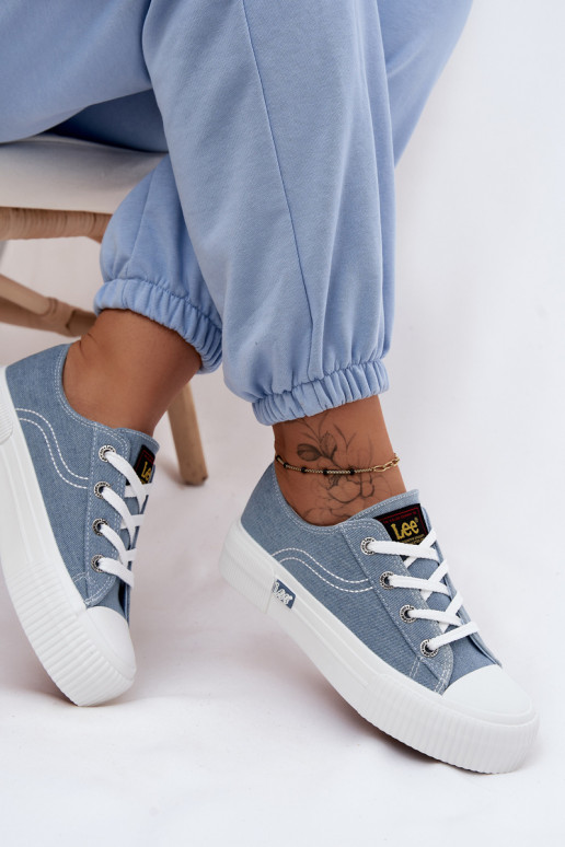 Casual shoes with platform LEE ISLA C INOMEN LOIN 50261002.21H in denim