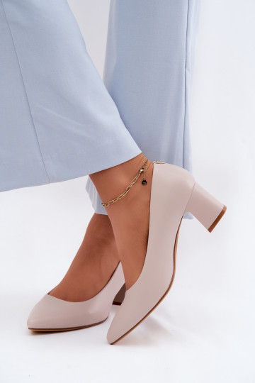 Heeled shoes Sergio Leone PB413 in gray 2
