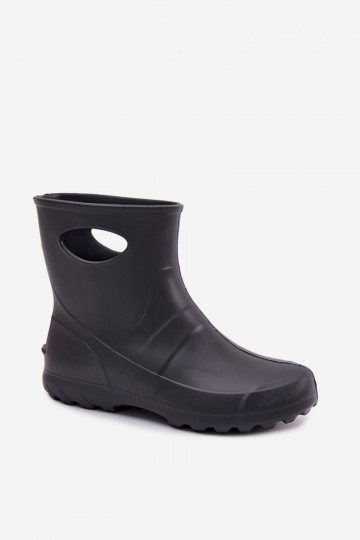 Męskie wodoodporne gumowe buty w kolorze szarym LEMIGO GARDEN
