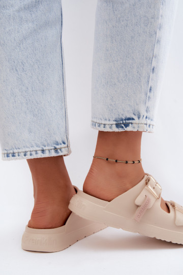 D.Franklin DFSH413003 lightweight women's slippers in sand 2