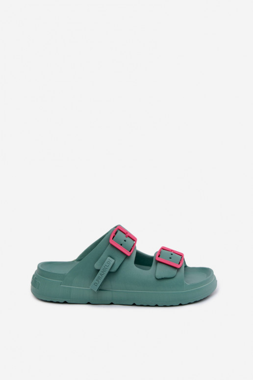 Women's Foam Slides With Buckles D.Franklin DFSH413005 Marine