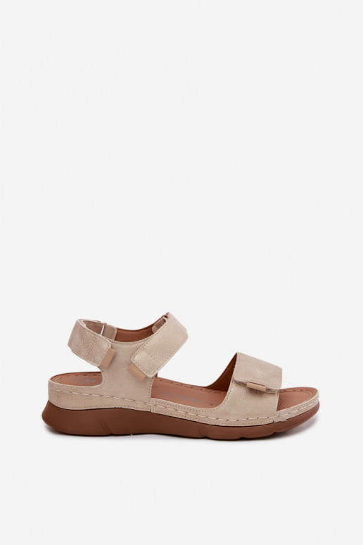 Women's Platform Sandals Gold Linora