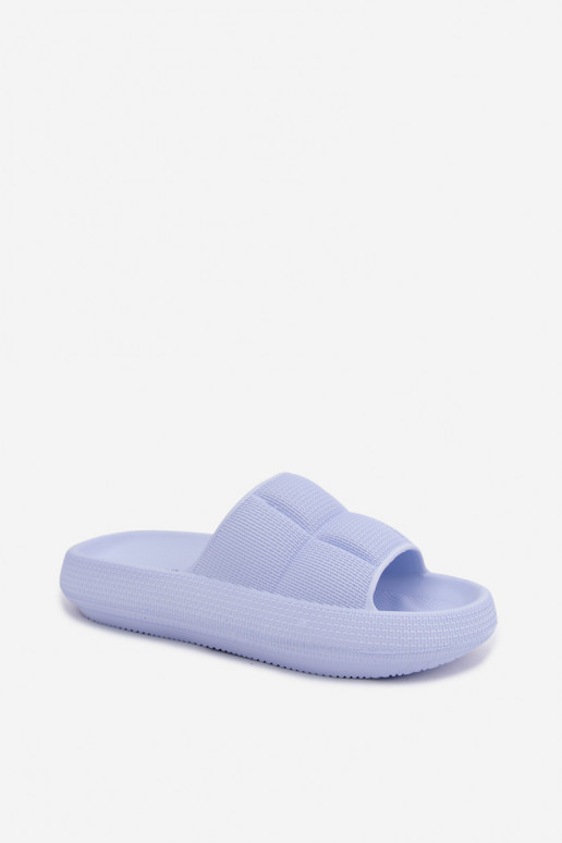 Lightweight women's slippers Vinceza 76052 in blue