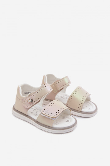 Children's sandals in sand color Lemony