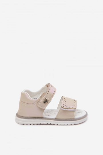 Children's sandals in sand color Lemony 2