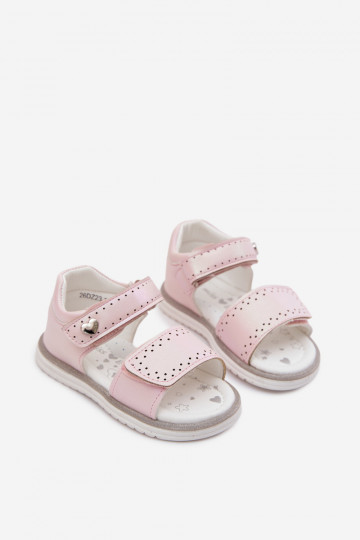 Children's sandals in pink color Lemony