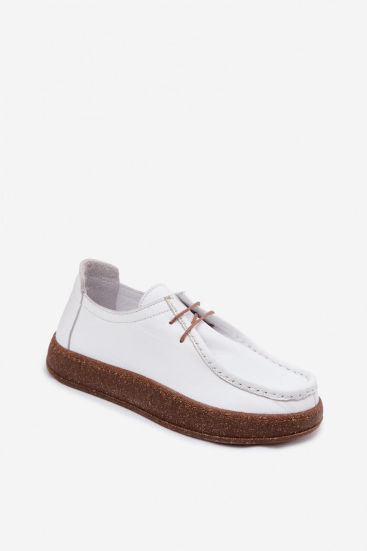 Women's Leather Loafers Artiker 58C2628 White