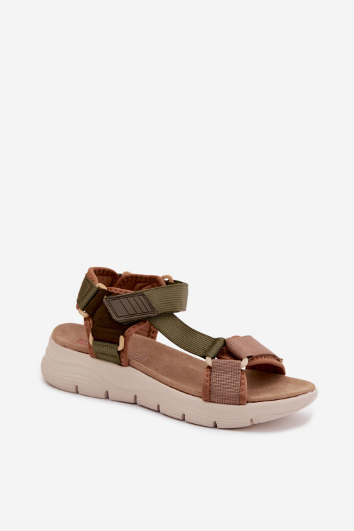 Zielone sandały damskie sportowego stylu Artiker 58C1232