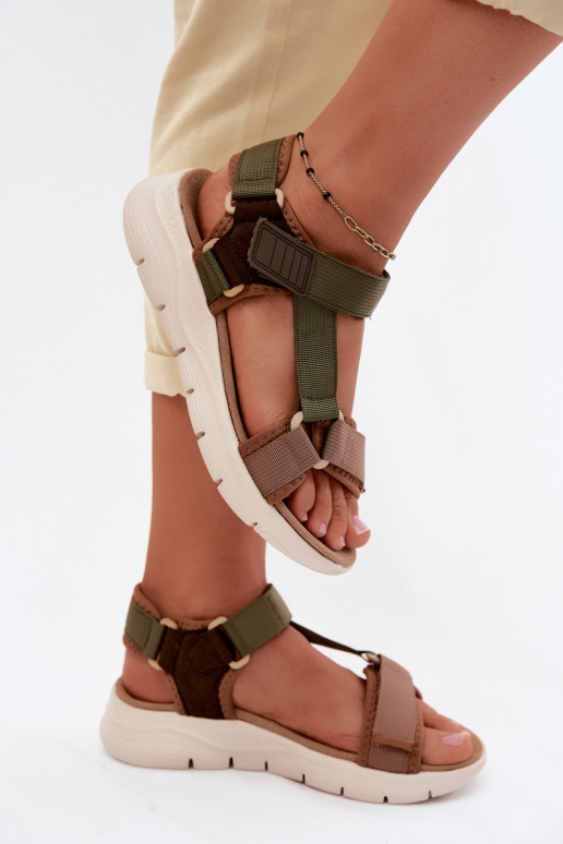 Sporty Women's Sandals Artiker 58C1232 Green