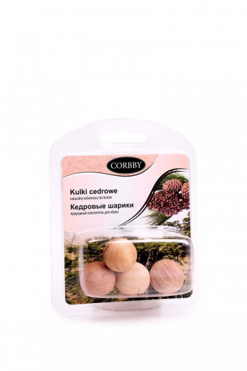 CORBBY cedar balls 4 pcs.