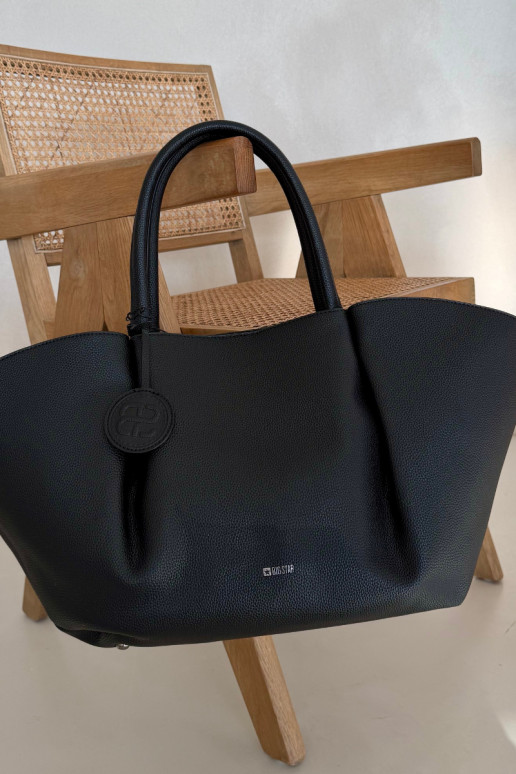 Large women's handbag Big Star SS574005 black