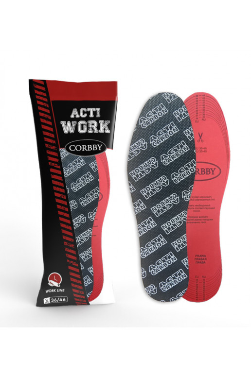 CORBBY ACTI INSOLE wkładki z aktywowanym węglem 36-46
