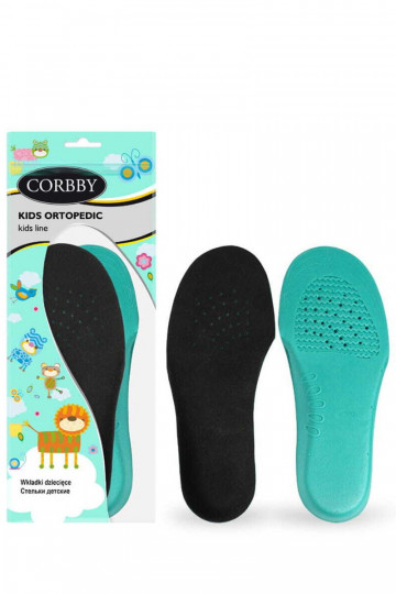 CORBBY KIDS ORTOPEDIC orthopedic profiled insoles for children with cavity