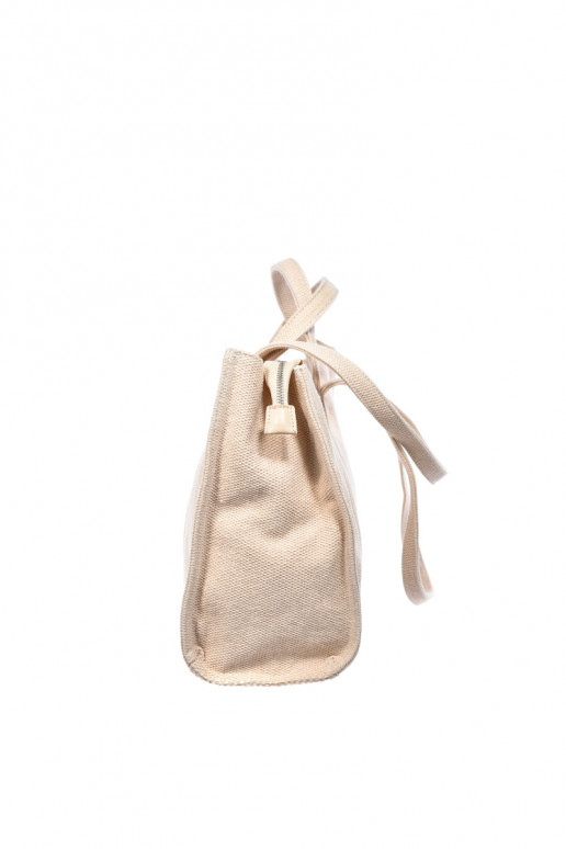 Zip Shopper Bag Big Star RR574073 Beige