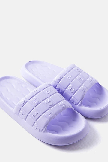 Purple pool slippers Janina