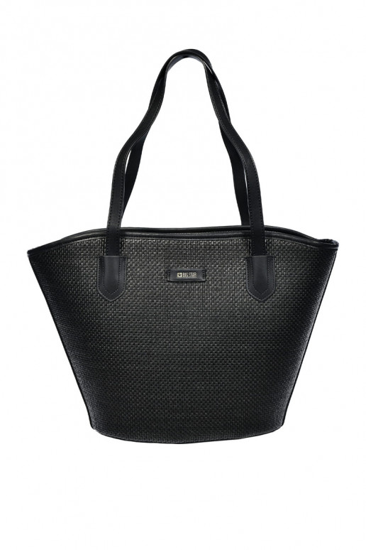 Handbag/bag with cosmetic pouch Big Star RR574071 black