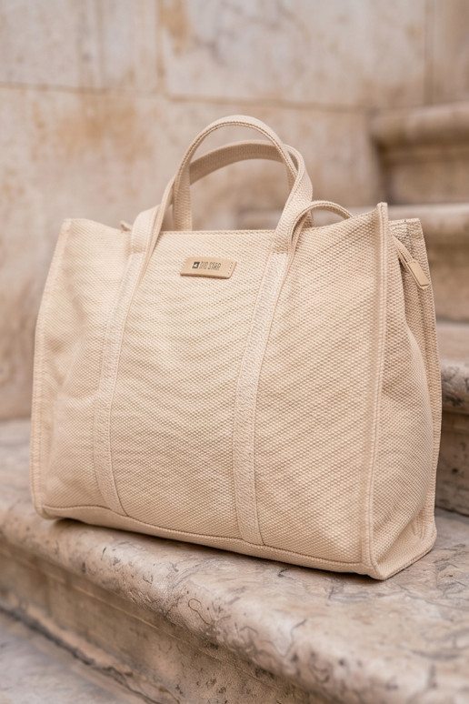 Shopper bag Big Star RR574073 ivory