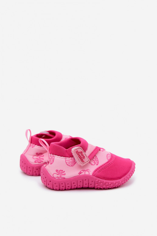 Różowe dziecięce buty z klejącymi zapięciami PROINATER PRO-26-48-101B