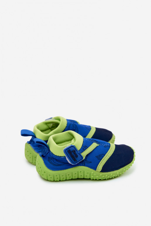 Zielone dziecięce buty z klejącymi zapięciami PROINATER PRO-26-48-100B
