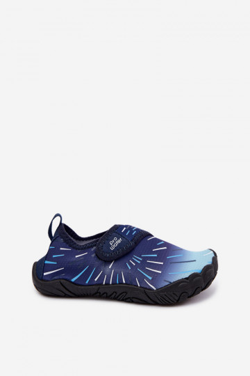 Ciemnoniebieskie dziecięce buty z klejącymi zapięciami PROINATER PRO-26-48-102K 2