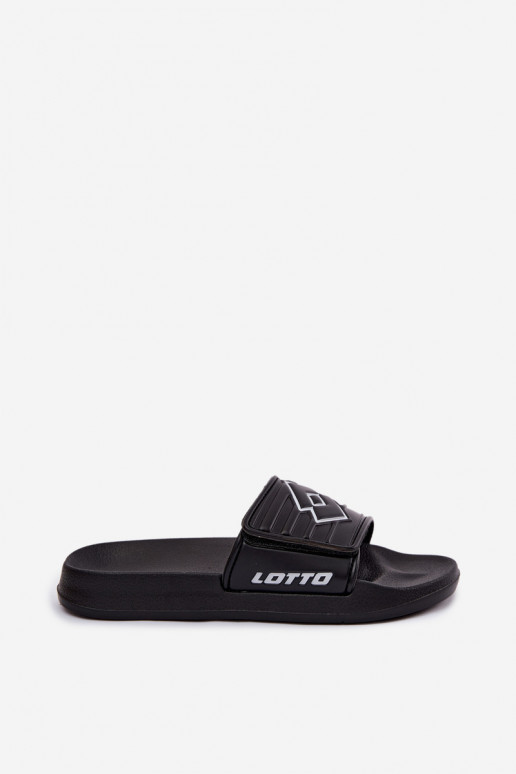 Czarne unisex klapki LOTTO FLYDE 2400940U-1110