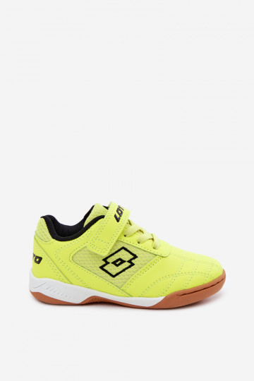 Neon yellow children's sports shoes LOTTO INHIZZER 2600120K 2