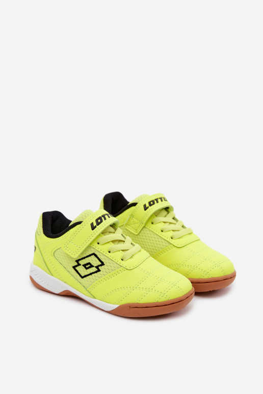 Neon yellow children's sports shoes LOTTO INHIZZER 2600120K