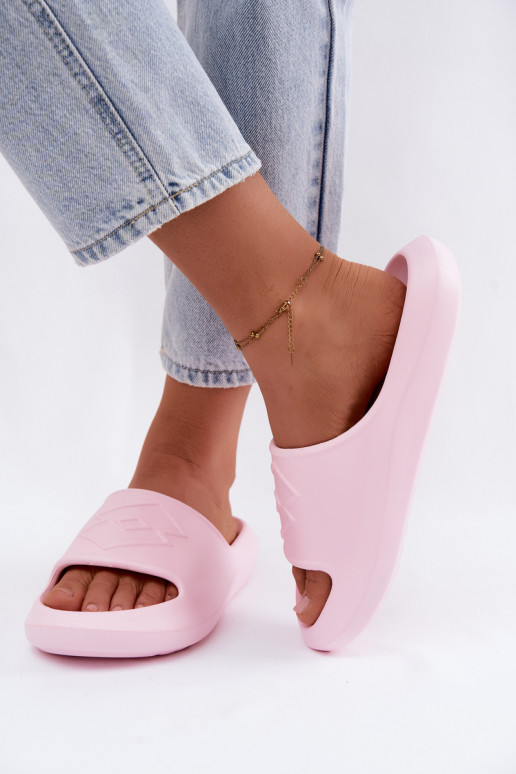 Women's lightweight slippers LOTTO SLAY 2400471U pink color