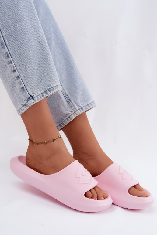 Women's lightweight slippers LOTTO SLAY 2400471U pink color