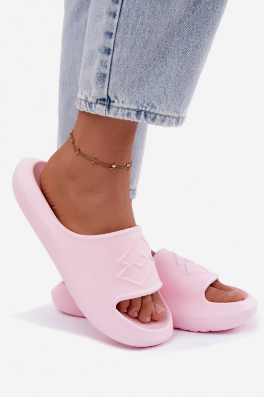 Women's lightweight slippers LOTTO SLAY 2400471U pink color