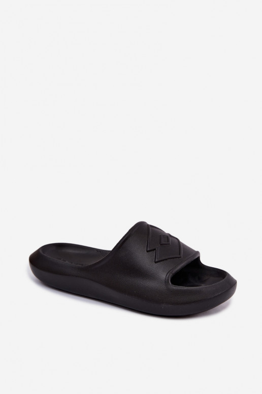 Women's lightweight slippers LOTTO SLAY 2400471U black color