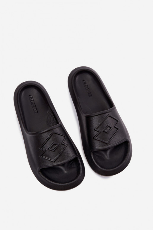 Women's lightweight slippers LOTTO SLAY 2400471U black color