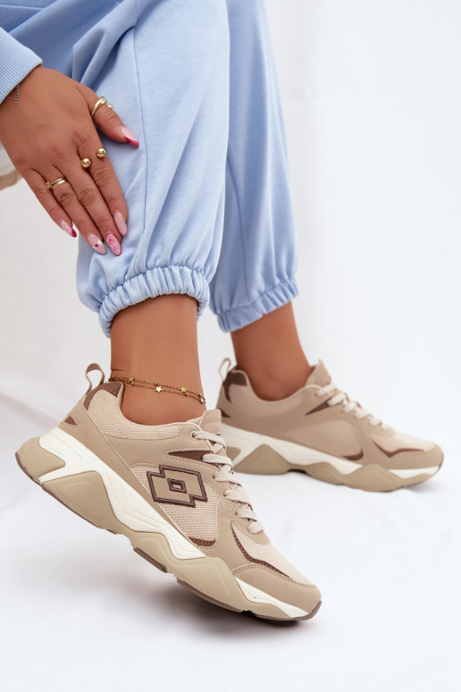 Men's sneakers LOTTO INANY 2401530 sand color