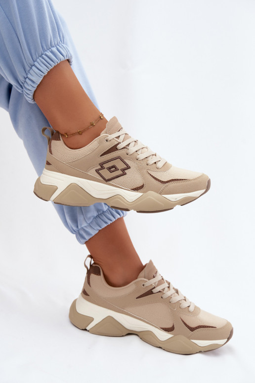 Men's sneakers LOTTO INANY 2401530 sand color