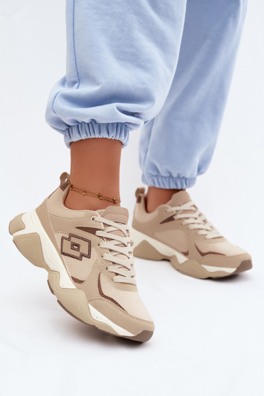 Men's sneakers LOTTO INANY 2401530 sand color