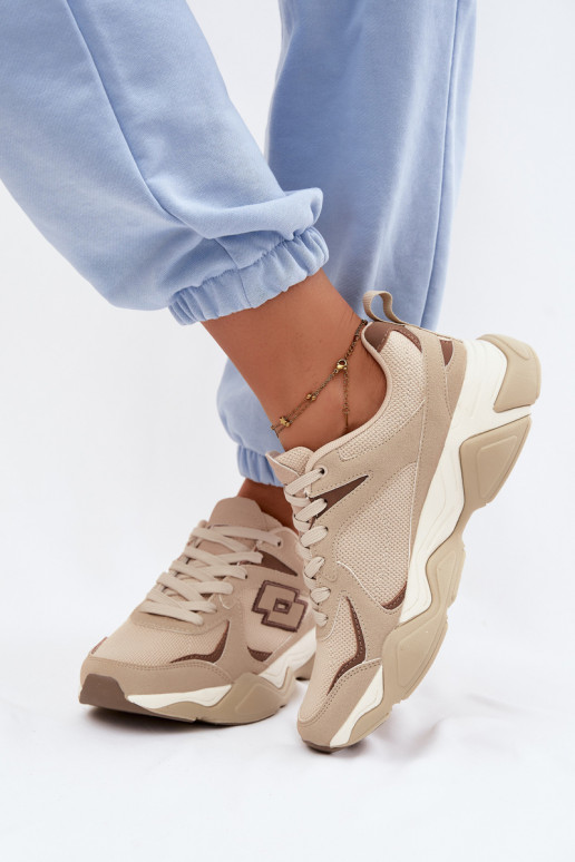 Men's sneakers LOTTO INANY 2401530 sand color