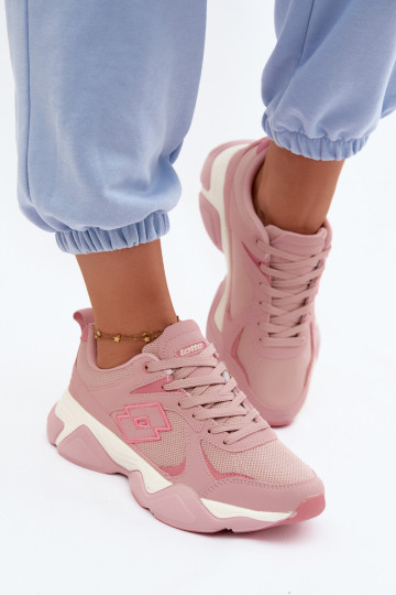 Men's sneakers LOTTO INANY 2401530 pink color