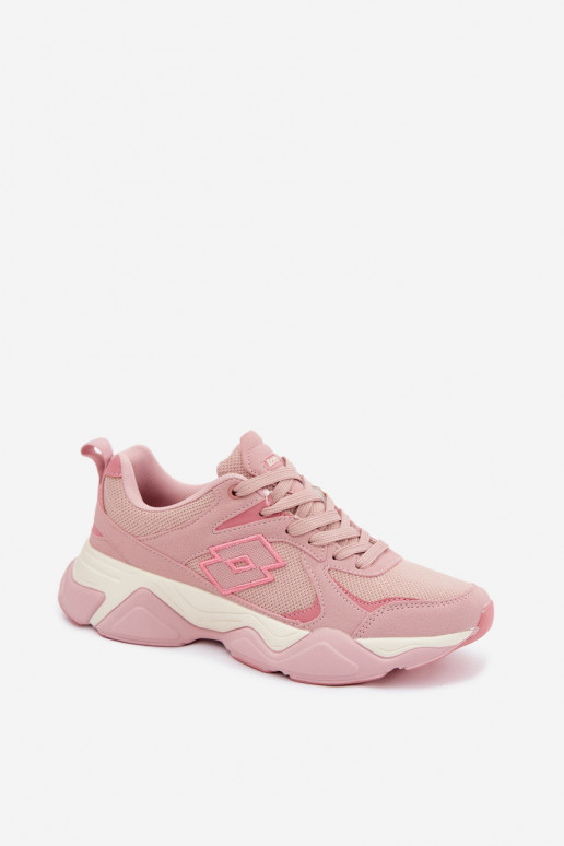 Men's sneakers LOTTO INANY 2401530 pink color