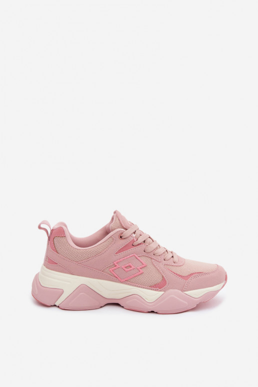 Men's sneakers LOTTO INANY 2401530 pink color