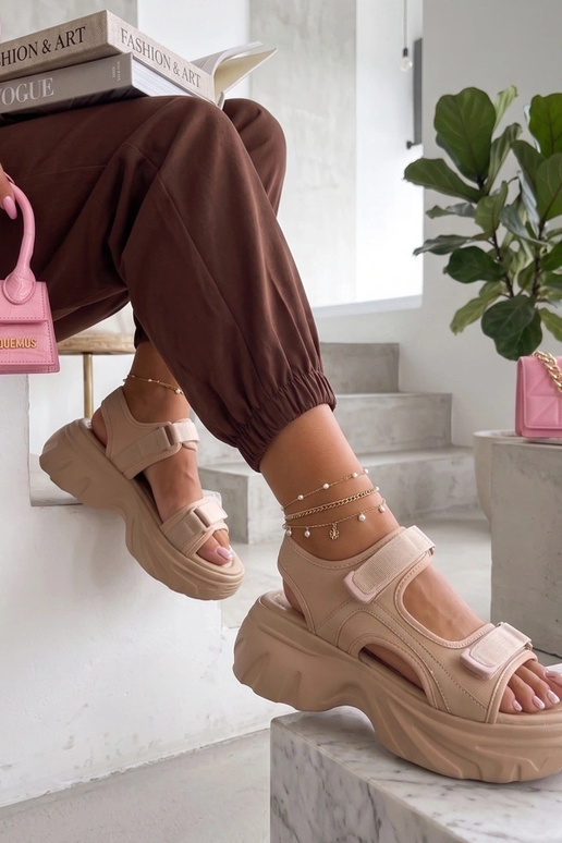 Sand chunky sandals Abigail