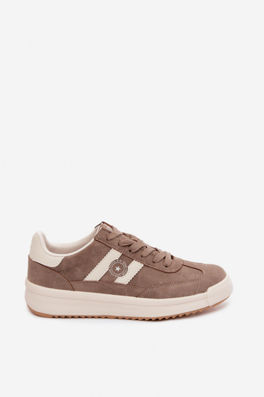 Sport shoes for women Big Star UU274025 in sand color