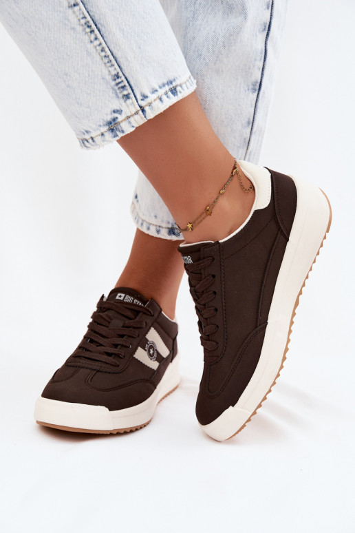 Sport shoes for women Big Star UU274024 in chocolate color
