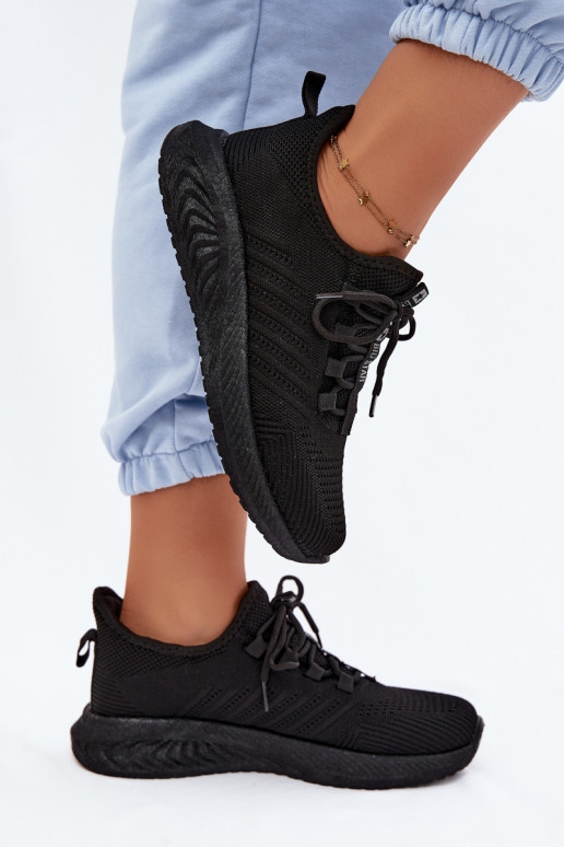 Slip-on sports shoes for women Big Star UU274057 in black color