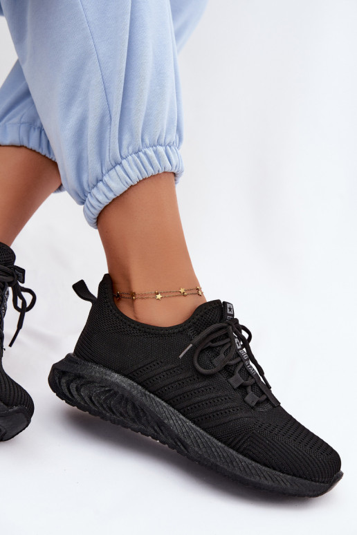 Slip-on sports shoes for women Big Star UU274057 in black color
