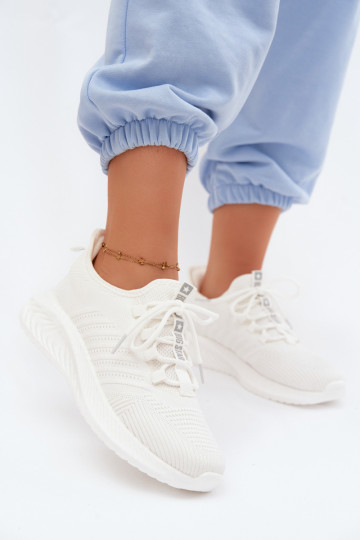Slip-on sports shoes for women Big Star UU274056 in white color