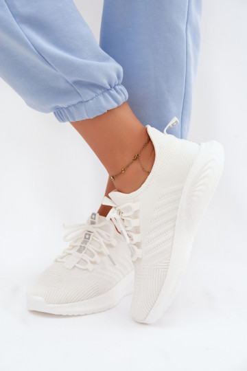 Buty sportowe wsuwane dla kobiet Big Star UU274056 w kolorze białym 2