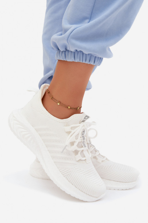 Slip-on sports shoes for women Big Star UU274056 in white color