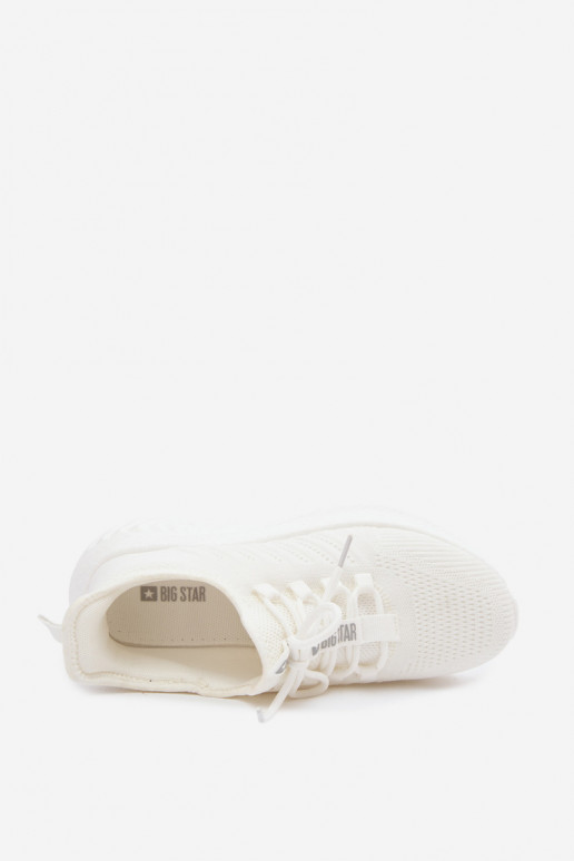 Buty sportowe wsuwane dla kobiet Big Star UU274056 w kolorze białym