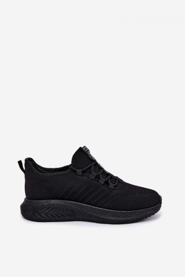 Black men's sports shoes Big Star UU174003 2